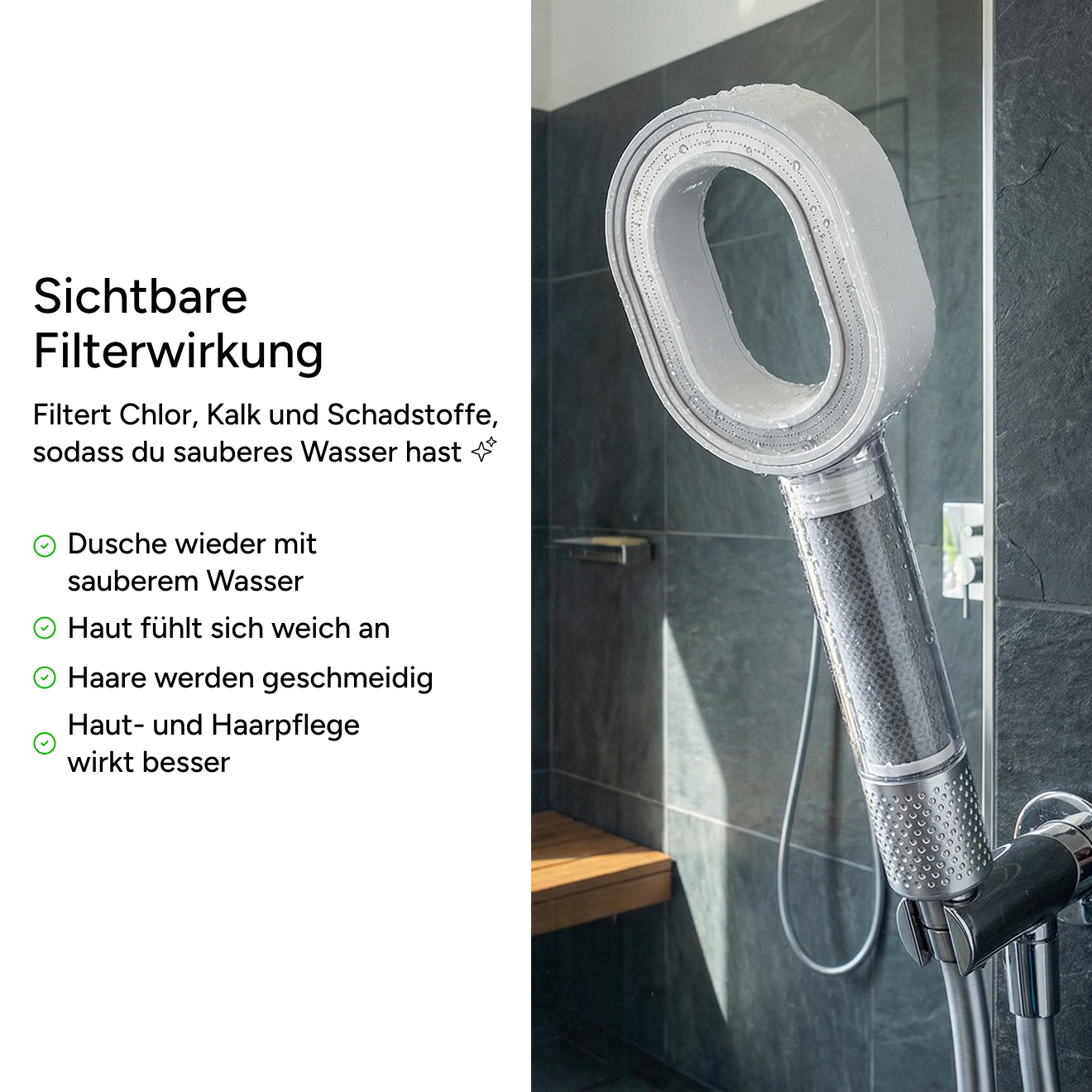 3er Pack Aktivkohlefilter - Doyoo Pure Skin™ Filterduschkopf